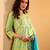 Floral Printed Notch-Neck Pure Cotton A-Line Kurta With Palazzos & Dupatta