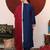Blue Ethnic Motifs Embroidered Thread Work Kurta With Trousers & Dupatta