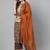 Women Olive Brown & Rust Orange Printed Kurta with Palazzos & Dupatta