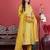 Floral Woven Design Sequinned Jacquard Kurta With Trouser & Dupatta