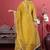 Floral Woven Design Sequinned Jacquard Kurta With Trouser & Dupatta
