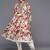Floral Printed Panelled Mirror Work Pure Cotton Kurta With Dhoti Pants