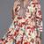Floral Printed Panelled Mirror Work Pure Cotton Kurta With Dhoti Pants
