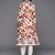 Floral Printed Panelled Mirror Work Pure Cotton Kurta With Dhoti Pants