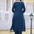 Floral Embroidered Pure Silk A-Line Kurta with Trouser & Dupatta