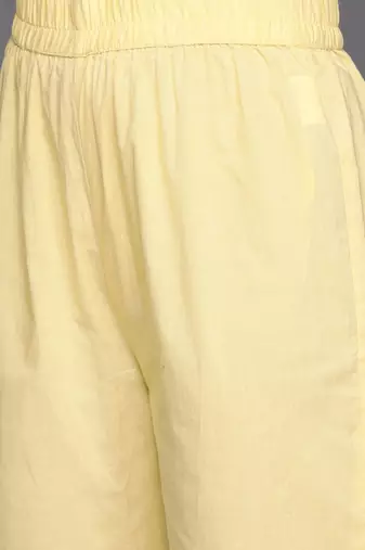 Floral Printed Zari Regular Kurta with Trousers & Dupatta