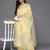 Floral Printed Zari Regular Kurta with Trousers & Dupatta