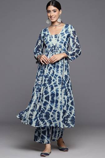 Printed Empire Kurta with Palazzos