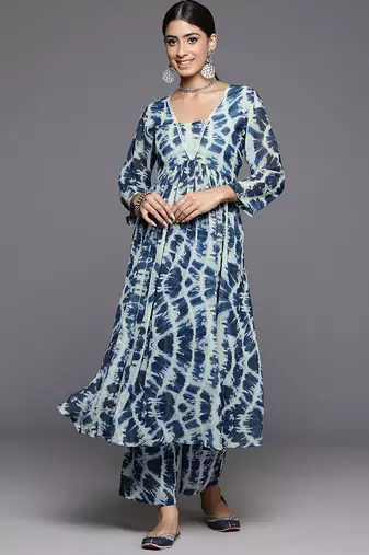 Printed Empire Kurta with Palazzos