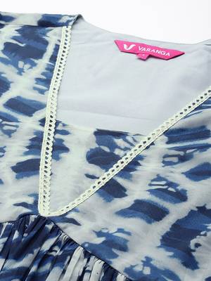 Printed Empire Kurta with Palazzos 2