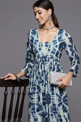 Printed Empire Kurta with Palazzos