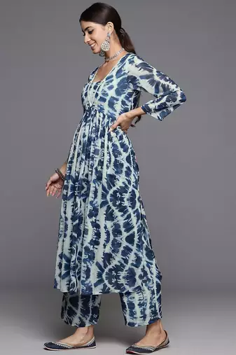 Printed Empire Kurta with Palazzos