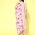 Regular Halter Neck Silk Crepe Kurta with Trousers & Dupatta