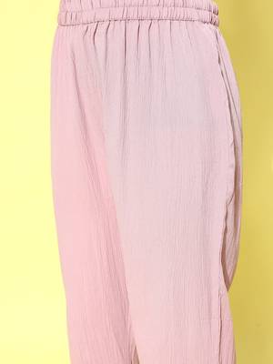 Regular Halter Neck Silk Crepe Kurta with Trousers & Dupatta 7