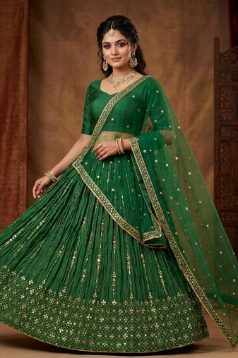 party wear lehenga choli chunni dress