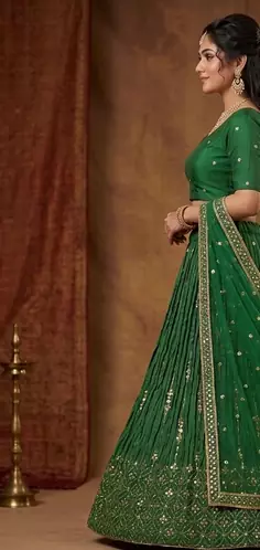 party wear lehenga choli chunni dress