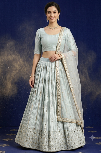 party wear lehenga choli chunni dress