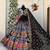 Black Thread Navratri Lehenga Choli With Dupatta