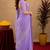 lavender soft shimmer chiffon embroidery work designer saree with unstitched blouse piece