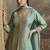 Light blue viscose simar embroidered readymade palazzo suit