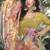 olive faux chinon silk embroidered readymade palazzo suit