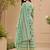 women's jaipuri floral print straight side slit kurta plazzo set with dupatta