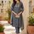 women's chanderi silk embroidered kurta set with jacquard dupatta