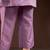 Lilac embroidered roman silk co-ord set