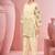 White embroidered cotton straight co-ord set