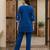 Dresoul pure cotton embroidered co-ord set