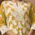 Green cotton blend embroidered thread work ethnic kurta set with matching dupatta