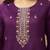 Wine chinon embroidered hand embroidery ethnic kurta set with matching dupatta