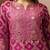 Women's pink jacquard vichitra silk co-ord set