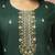 Red chinon embroidered hand embroidery ethnic kurta set with matching dupatta