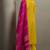 Red chinon embroidered sequins work ethnic kurta set with matching dupatta