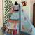 Sky Blue Navratri Lehenga Choli With Dupatta