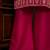 Red silk blend embroidered mirror work ethnic kurta set with matching dupatta