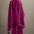 Red silk blend embroidered thread work ethnic kurta set with matching dupatta