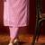Pink pure cotton embroidered chikankari ethnic kurta set with matching dupatta