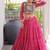 Pink Georgette Readymade Navratri Lehenga Choli with Kutchi & Patchework