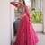 Pink Georgette Readymade Navratri Lehenga Choli with Kutchi & Patchework