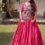 Pink Cotton Readymade Navratri Lehenga Choli with Kutchi & Patchework