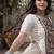 White Cotton Readymade Navratri Lehenga Choli with Kutchi & Patchework