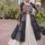 Black&White Cotton Readymade Navratri Lehenga Choli with Leheriya & Patchework