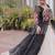 Black&White Cotton Readymade Navratri Lehenga Choli with Leheriya & Patchework