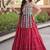 Red Cotton Readymade Navratri Lehenga Choli with Kutchi & Patchework