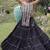 Black Cotton Readymade Navratri Lehenga Choli with Kutchi & Patchework