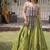 Green Cotton Readymade Navratri Lehenga Choli with Kutchi & Patchework
