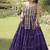 Violet Cotton Readymade Navratri Lehenga Choli with Kutchi & Patchework