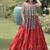 Rust Cotton Readymade Navratri Lehenga Choli with Kutchi & Patchework